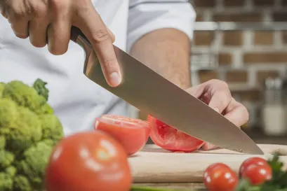 Cuchillo de chef para cortar verduras