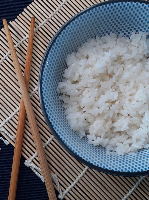 arroz al vapor