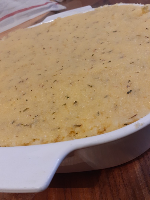 Plato de polenta