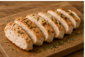 pechuga de pollo a temperatura