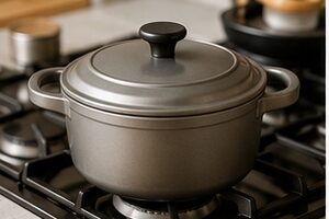 ¿Es segura la olla a presión de aluminio anodizado duro?