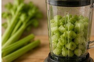Cómo hacer jugo de apio en una licuadora