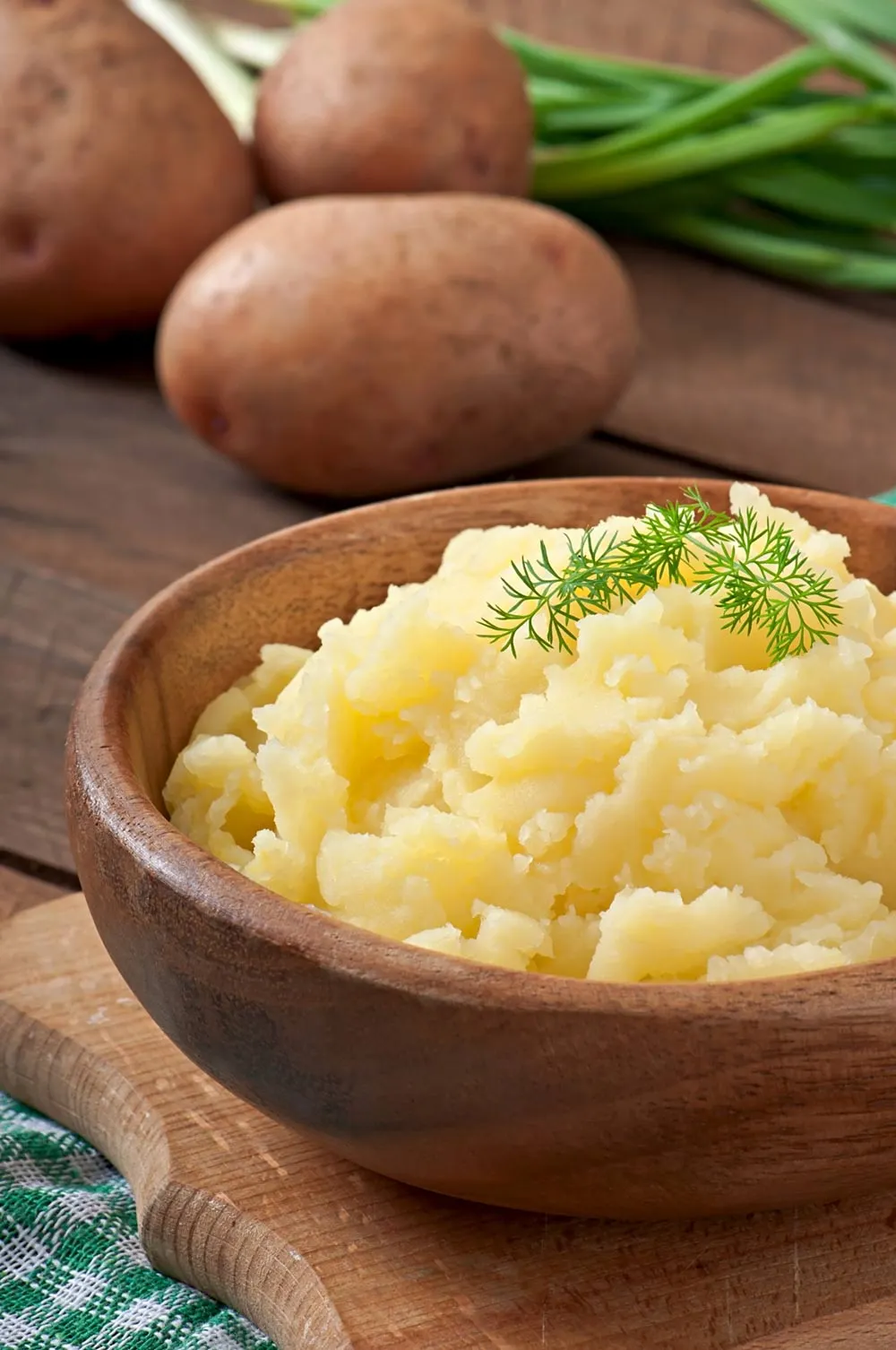 Mantenga el puré de patatas en la nevera y el congelador